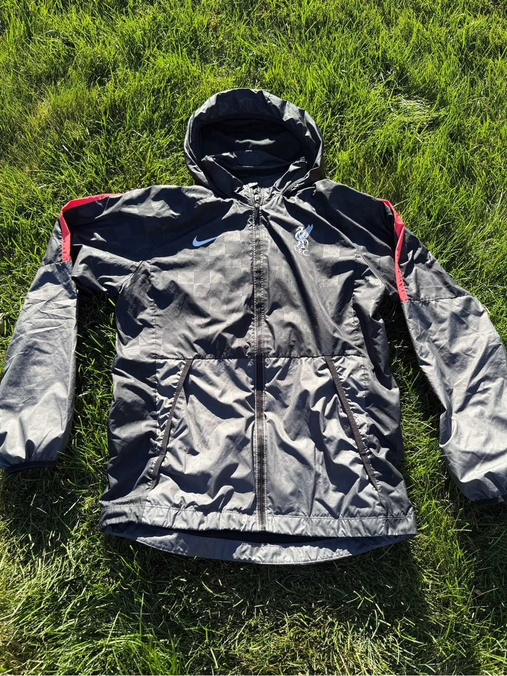 black Nike Liverpool F.C. All Weather Full-Zip Jacket